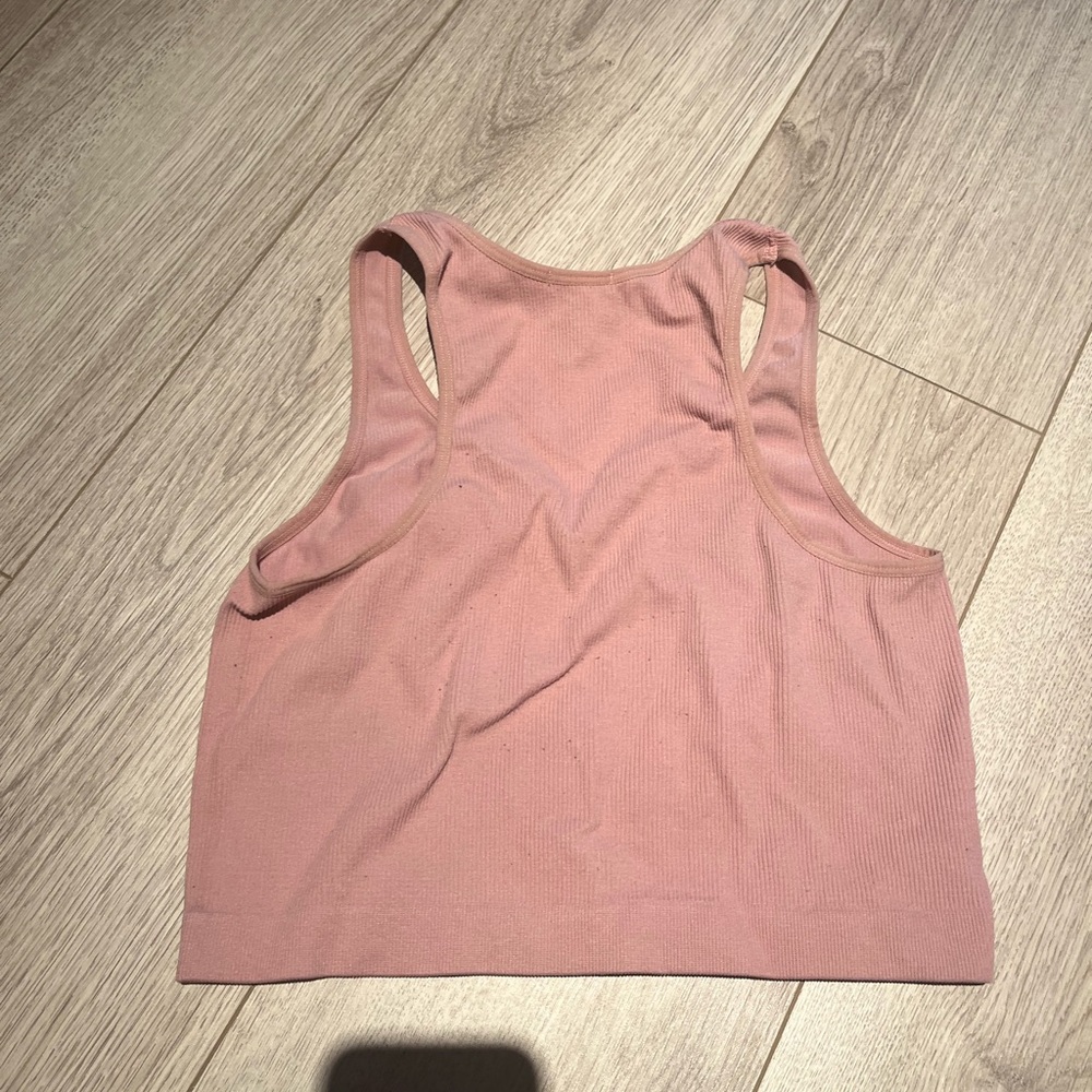 Women's Pink Racerback Top - Picture 2 of 2